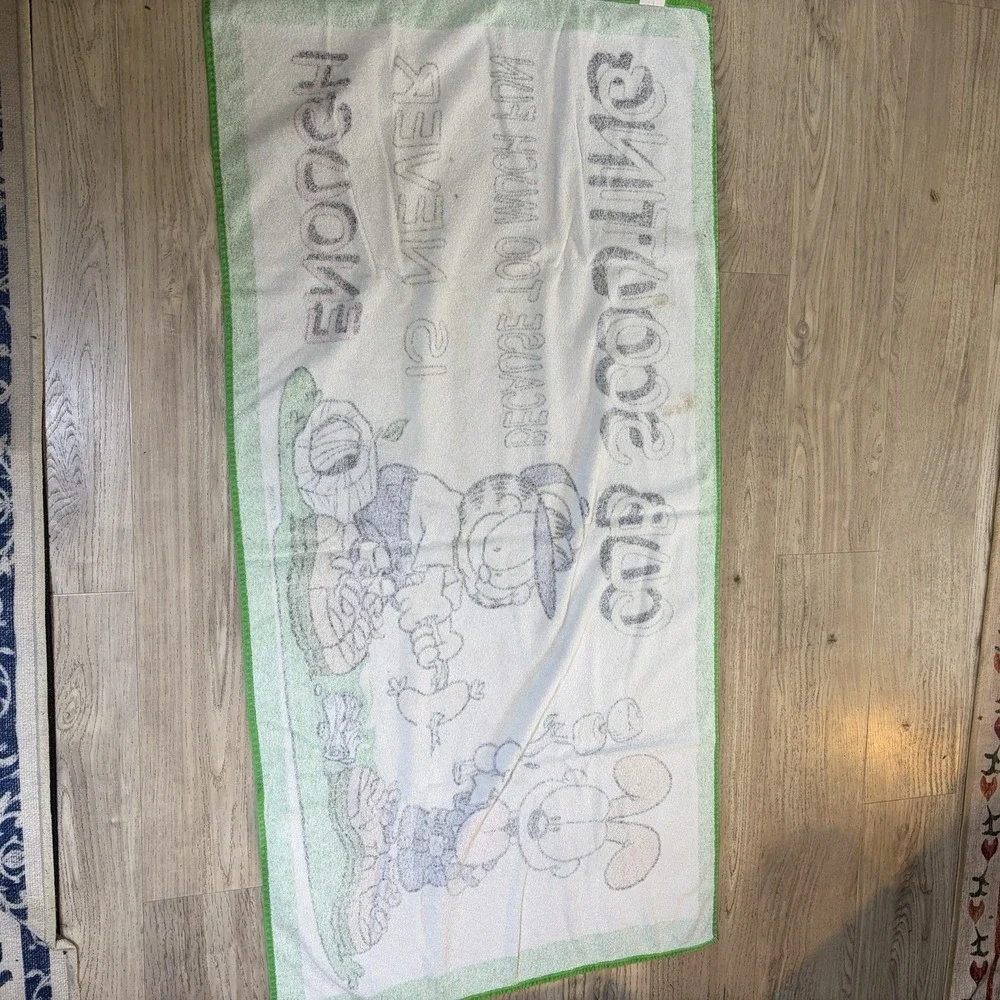 Garfield Odie Cub Scouting Beach Pool Towel Because Too Much Fun Is Never Enough